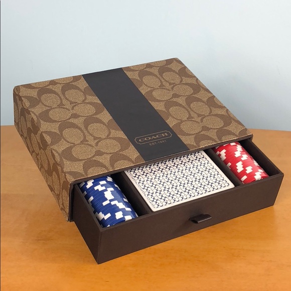 Coach Other - Coach 🖤 Poker Card, Chip and Dice Gambling Set 🎲